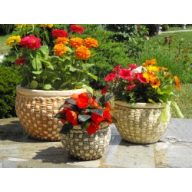 Fonott váza, négyzetes 17 cm (LON73.1)