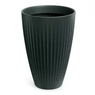   Kaspó LATIA kerek, magasított 40 cm, antracit(TLRO40H/466R)