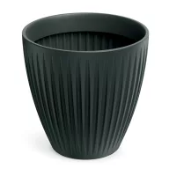 Kaspó LATIA kerek 48 cm, antracit(TLRO48M/466R)