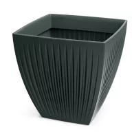 Kaspó LATIA szögletes 60 cm, antracit(TLSO60M/466R)