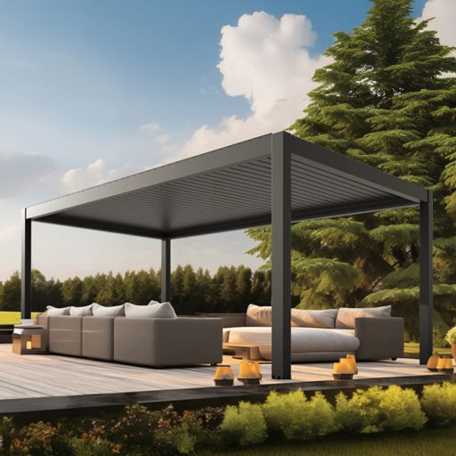 Wellis MotionFlex 400 bioklimatikus pergola, RGB LED világítással